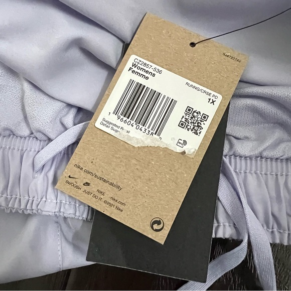 Nike Dri-FIT White Athletic Running Shorts – Women’s 1X– NWT - Picture 5 of 7